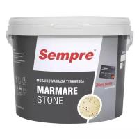 SEMPRE Мармуровий камінь - декоративна та захисна штукатурка 25кг MARRONE 48