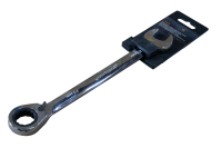 АКЦІЯ Ключ рожково-накидний з тріскачкою та перемикачем реверсом 21мм  (5/ уп)