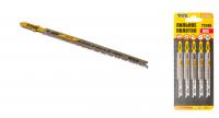 Полотно пильне для лобзика PROGRESSOR по дереву 5 шт чистий прямий рез 8-12TPI 116 мм T234X 