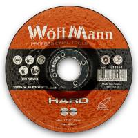 Диск зачисний по металу HARD 125x6.0x22.23мм "WoffMann"
