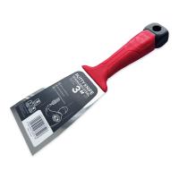 Однокомпонентний шпатель 80мм із загартованої нержавіючої сталі із ергономічною формою OLEJNIK