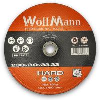 Диск відрізний по металу HARD 230x2.0x22.23мм "WoffMann"
