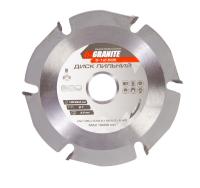 Диск пильний GRANITE для дерева з твердосплавними напайками 125х22.2х6Т 12200 об/хв 