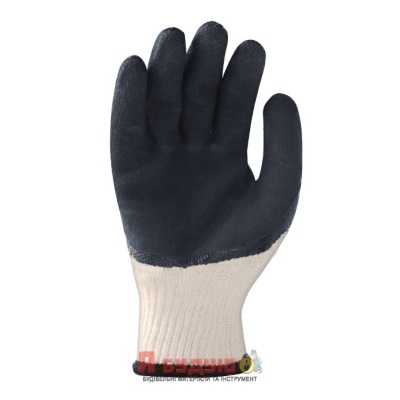 Рукавиці трикотажні  EXTRAGRAB білі з латексним покриттям 3/4 облив, розмір 10 арт. 4082