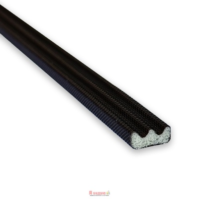 Ущільнювач поліуретановий "E" 9,5х4 профіль 100м Коричневий