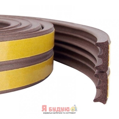 Ущільнювач E профіль 150 м. Коричневий Польща