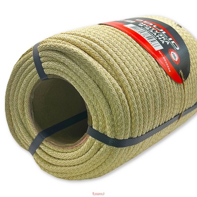 Мотузка в'язана 8мм 100м ковровка асорті TM "BULID"