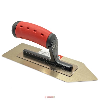 Терка VENETIAN IRON SHAPE ЗОЛОТО загартована нержавіюча сталь 240х197х86х0,3мм ручка Двохкомпонентна