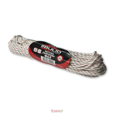 Мотузка капронова  ФАЛ 6мм 25м TM "BULID"