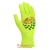 Рукавиці жовті з 2-х стороннім чорним ПВХ малюн "Авто" 13 клас  арт. 4110