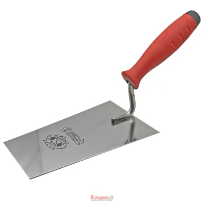 Кельма трапецієвидна широка 180мм нержавіюча сталь ручка Двохкомпонентна OLEJNIK