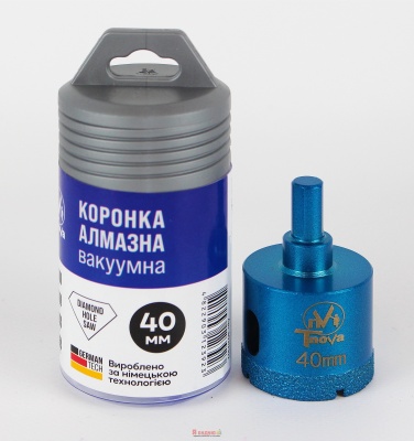 Коронка алмазна вакуумна Т-Nova 40mm
