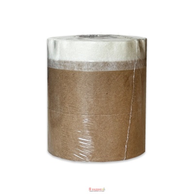 Папір захисний з клейкою стрічкою 100мм*15м ТМ "WoffMann"