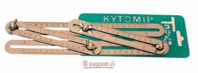Лінійка будівельна кутомір (Нерж)