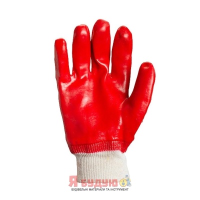 Рукавиці робочі загальний облив, гладкі (в'язані манжети) арт.4518