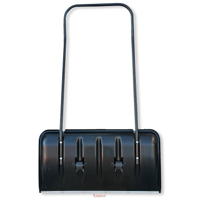 3746 Лопата для снігу (велика чорна) 450х800мм алюмінієва вставка