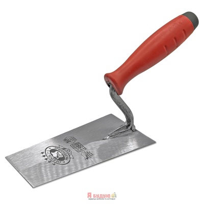 Кельма трапецієвидна вузька 140мм кований метал ручка Двохкомпонентна OLEJNIK