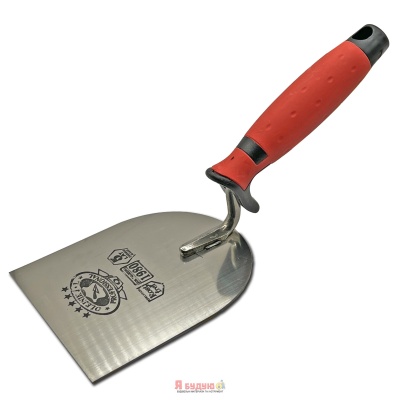 Кельма плиточна 100мм нержавіюча сталь ручка Двохкомпонентна OLEJNIK