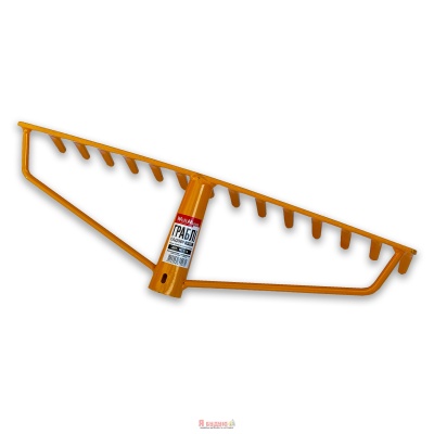 Граблі садові металеві PRO 14 зубів «WoffMann professional tools» (36 шт/уп)