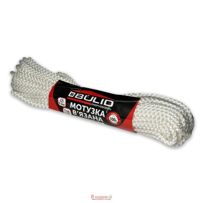 Мотузка в'язана 5мм 15м Біла TM "BULID"