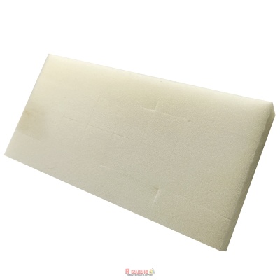 Терка з пластику 130x270мм товста губка різана 40 мм "WoffMann" (штрих-код)