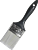 Плоский пензель POLI PRO 30мм для акрилу, ручка з поліпропілену, синтетичний ворс
