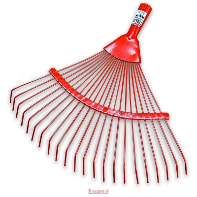 Граблі садові металеві фарбовані «WoffMann professional tools» (50 шт/уп)