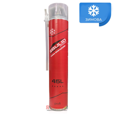 BULID Піна монтажна Ручна 780г (720мл/ 45л) ЗИМА