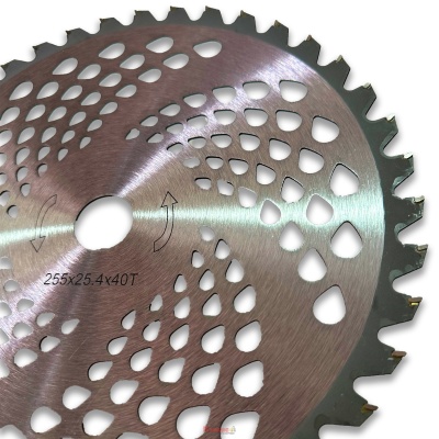 Диск для тримера "STRONG" 255х25.4х40Т з побідитовою напайкою загартований ТМ «WoffMann»