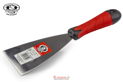 Шпатель з нержавійки 100мм ручка Двохкомпонентна OLEJNIK