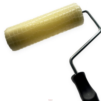 Валик з ручкою d8мм структурний гумовий 180мм "шкіра крокодила" OLEJNIK (47200)