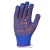 Рукавиці трикотажні сині з ПВХ Універсал плюс 10 клас арт.4450