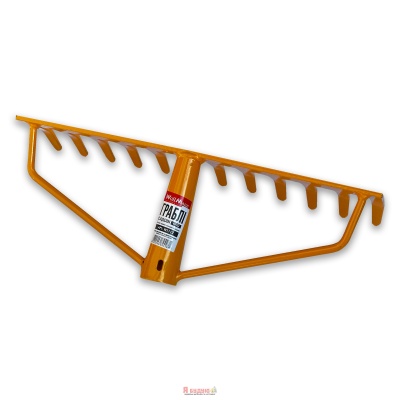 Граблі садові металеві PRO 12 зубів «WoffMann professional tools» (36 шт/уп)