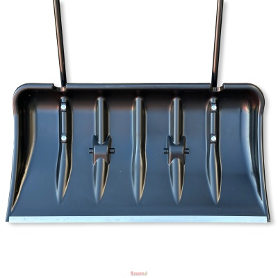 3746 Лопата для снігу (велика чорна) 450х800мм алюмінієва вставка