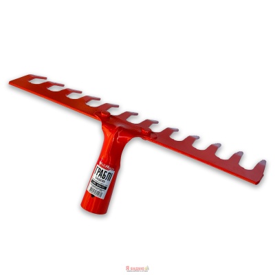 Граблі садові металеві 12 зубів «WoffMann professional tools» (36 шт/уп)