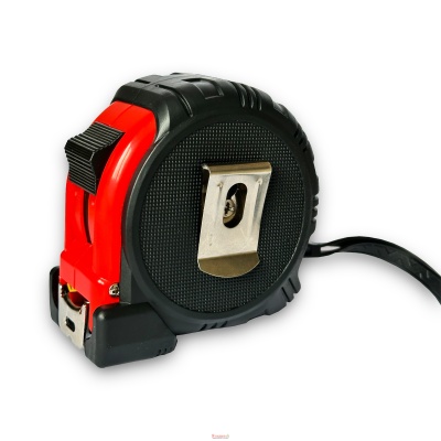 Рулетка прорезинений корпус 7.5м*25мм "WoffMann"