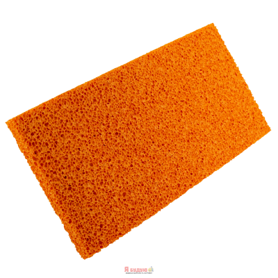 Губка оранжева запаска 280х140мм 