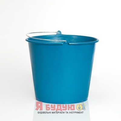 Відро Будівельне гумове 12л Синє Іспанія "WoffMann" 