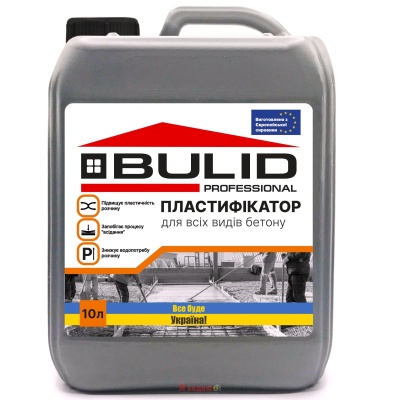 BULID Пластифікатор (для всіх видів бетону) 10л