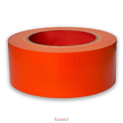 Фасадна стрічка водостійка оранжева 48мм*50м ТМ "WoffMann professional tools"