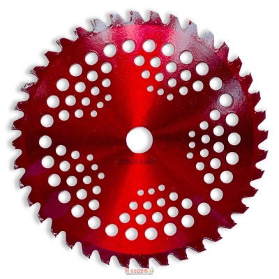 Диск для тримера "DRAGON" 255х25.4х40Т з побідитовою напайкою загартований ТМ «WoffMann»