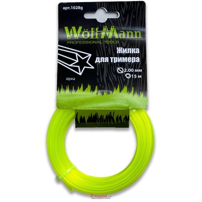 Жилка для тримера "Зірка" 1.65мм 15м ТМ «WoffMann»