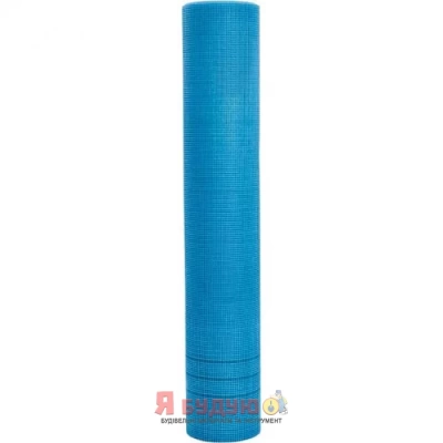 Армуюча склосітка BAUSMART синя 5x5, 145 г/м2 (1м Х 43м)