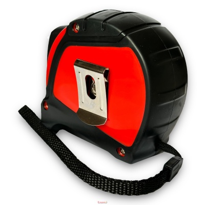 Рулетка АВТОСТОП прорезинений корпус 3м*16мм "WoffMann"