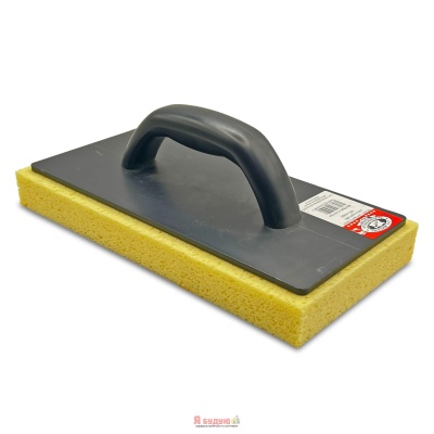 Терка з пластику 130x280мм ABS Гідро-губка Жовта 30мм 330г OLEJNIK