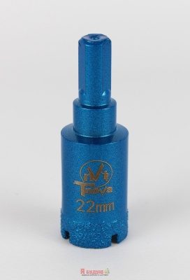 Коронка алмазна вакуумна Т-Nova 22mm