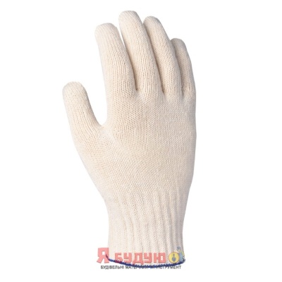 Рукавиці трикотажні з ПВХ "Хвиля" Універсал білі арт.621