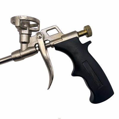 Пістолет для монтажної піни з алюмінієвим корпусом, металевий курок ТМ «BULID»