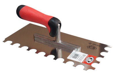 Терка для гіпсу 280х130мм зуб напівкруглий ручка Двохкомпонентна OLEJNIK