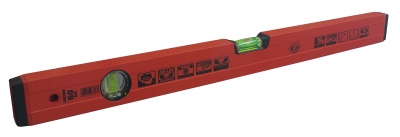 Рівень червоний з 2-ма вічками 200 см OLEJNIK